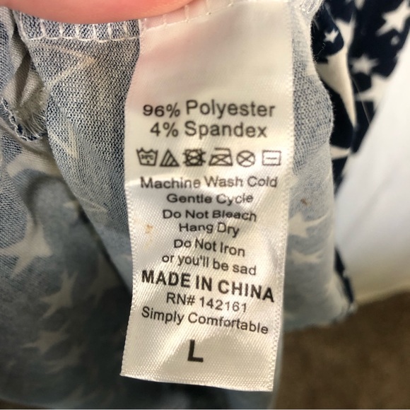 NWT LuLaRoe Star Print Dani Dress Sz Lg - Picture 5 of 6